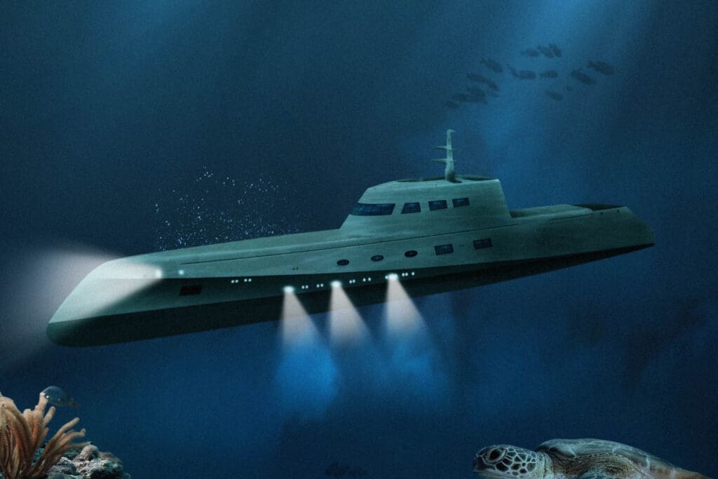 TOP 12 Najdroższe hotele na świecie. Ceny dosłownie zwalają z nóg 3 Lover’s Deep Luxury Submarine